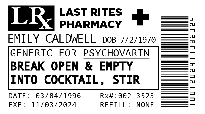 Last Ritual 2024 prescription garnish card